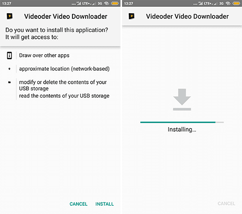 install videoder apk