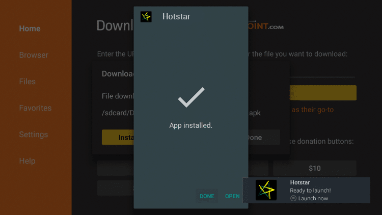 open-hotstar-premium-app-on-firestick