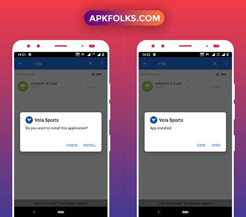 install-vola-sports-apk-on-android
